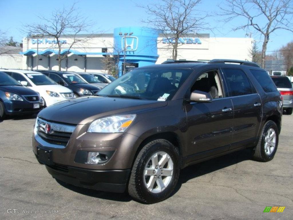 2008 Outlook XR AWD - Cocoa / Black photo #1