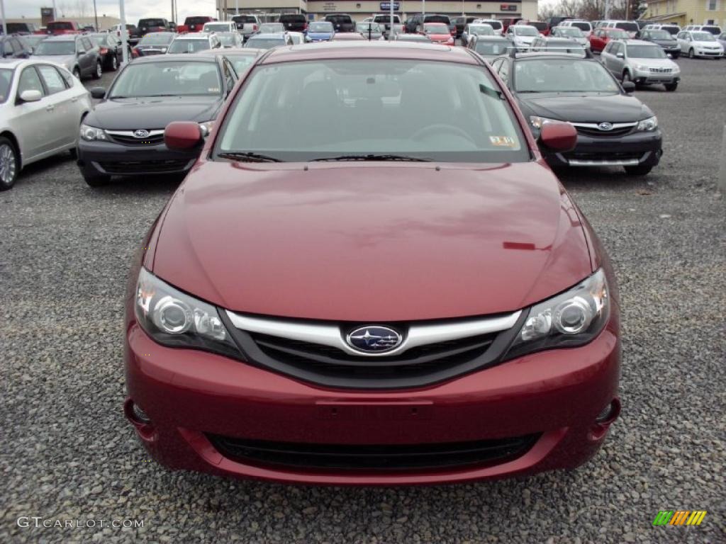 Camellia Red Pearl 2011 Subaru Impreza 2.5i Premium Wagon Exterior Photo #47211974