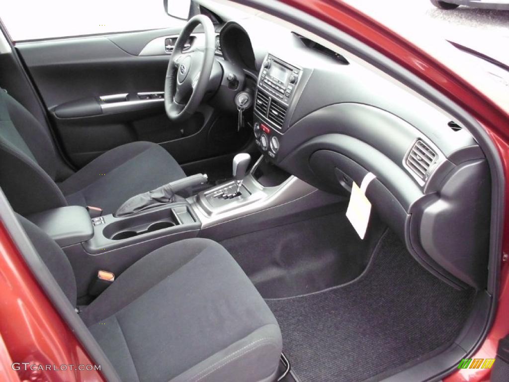 Carbon Black Interior 2011 Subaru Impreza 2.5i Premium Wagon Photo #47212031