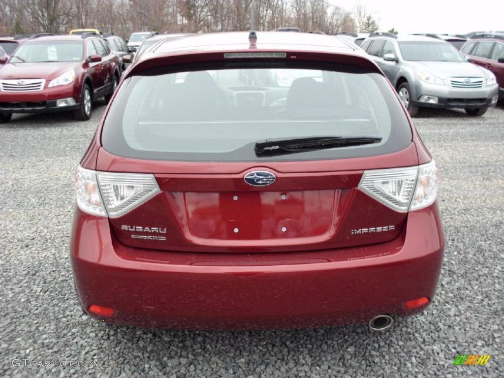 Camellia Red Pearl 2011 Subaru Impreza 2.5i Premium Wagon Exterior Photo #47212100