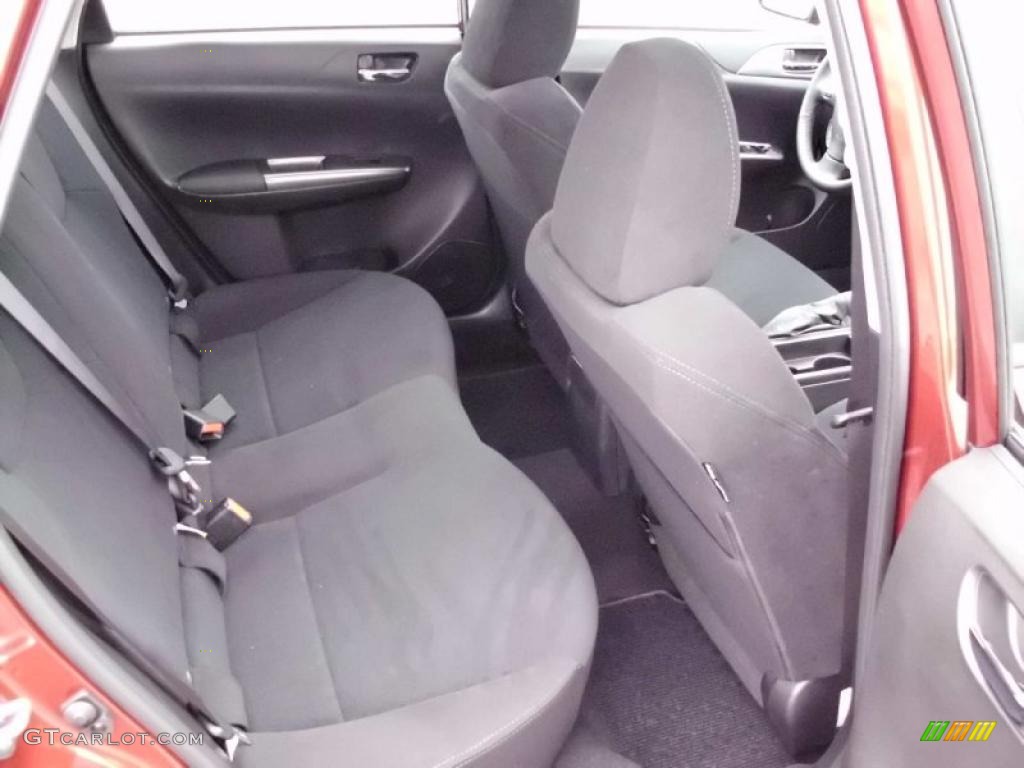 Carbon Black Interior 2011 Subaru Impreza 2.5i Premium Wagon Photo #47212206