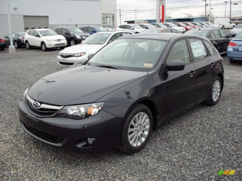 Dark Gray Metallic 2011 Subaru Impreza 2.5i Premium Wagon Exterior Photo #47212361