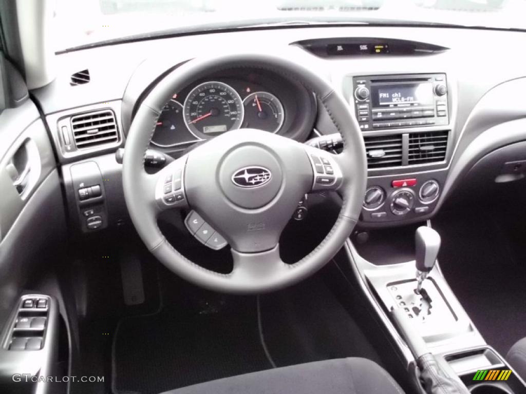 2011 Subaru Impreza 2.5i Premium Wagon Carbon Black Dashboard Photo #47212502