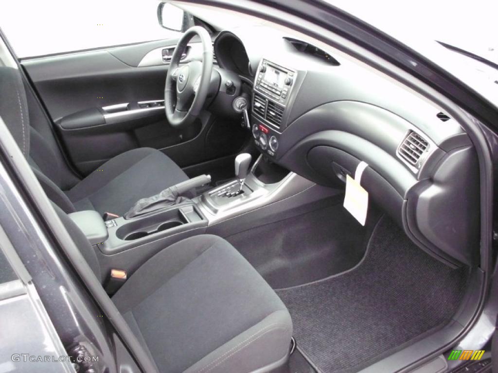 Carbon Black Interior 2011 Subaru Impreza 2.5i Premium Wagon Photo #47212517