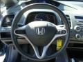 Gray 2009 Honda Civic LX Sedan Steering Wheel