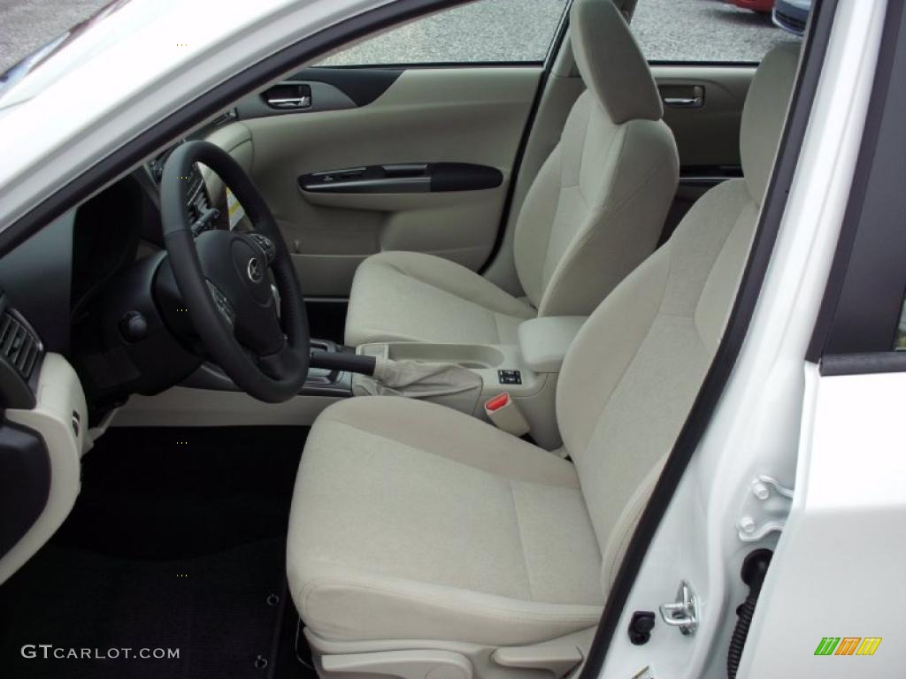 Ivory Interior 2011 Subaru Impreza 2.5i Premium Wagon Photo #47212607