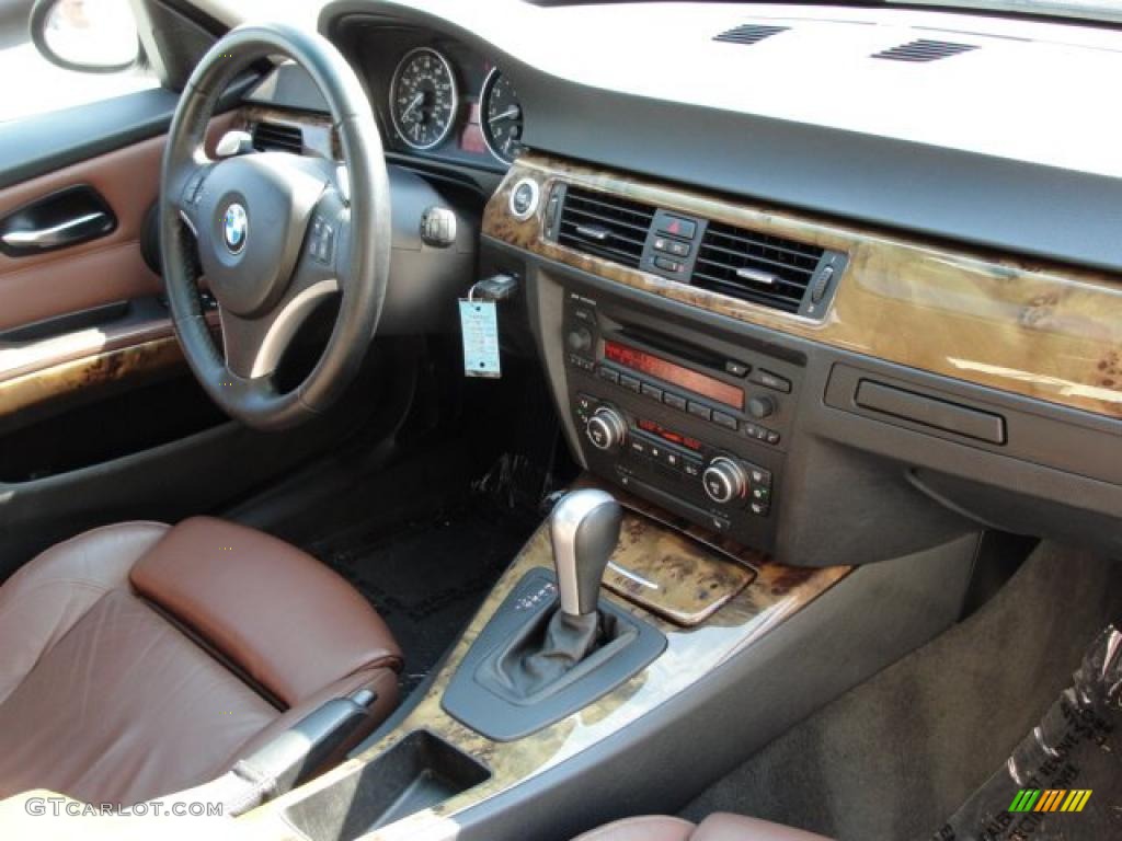 2007 3 Series 335i Sedan - Black Sapphire Metallic / Terra/Black Dakota Leather photo #8