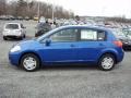 2011 Metallic Blue Nissan Versa 1.8 S Hatchback  photo #2