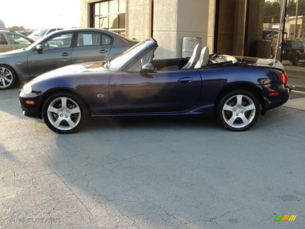 2003 MX-5 Miata Special Edition Roadster - Strato Blue Mica / Gray photo #7