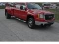 Fire Red 2007 GMC Sierra 3500HD SLE Crew Cab 4x4 Dually