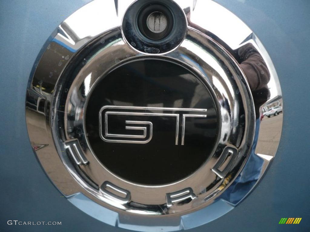 2005 Mustang GT Premium Coupe - Windveil Blue Metallic / Light Graphite photo #12