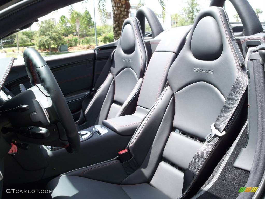 Black Interior 2008 Mercedes-Benz SLR McLaren Roadster Photo #472145