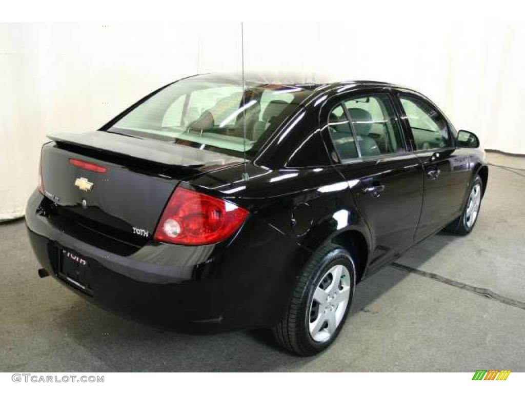 2007 Cobalt LT Sedan - Black / Gray photo #3