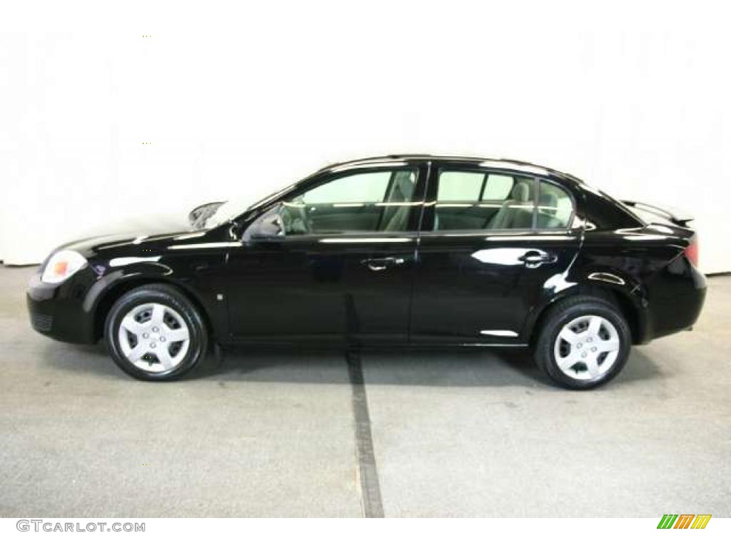 2007 Cobalt LT Sedan - Black / Gray photo #17