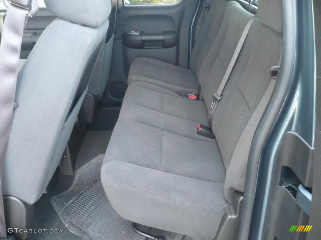 Ebony Black Interior 2008 Chevrolet Silverado 2500HD LT Extended Cab 4x4 Photo #47215610