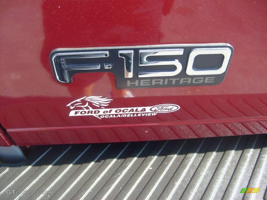 2004 F150 XLT Heritage SuperCab 4x4 - Toreador Red Metallic / Heritage Graphite Grey photo #10