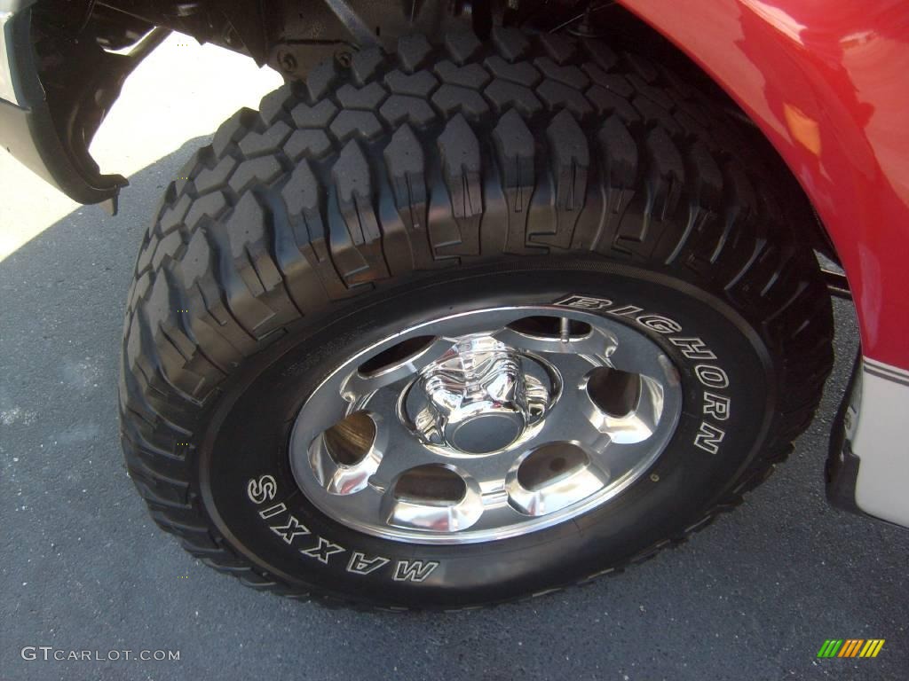 2004 F150 XLT Heritage SuperCab 4x4 - Toreador Red Metallic / Heritage Graphite Grey photo #14