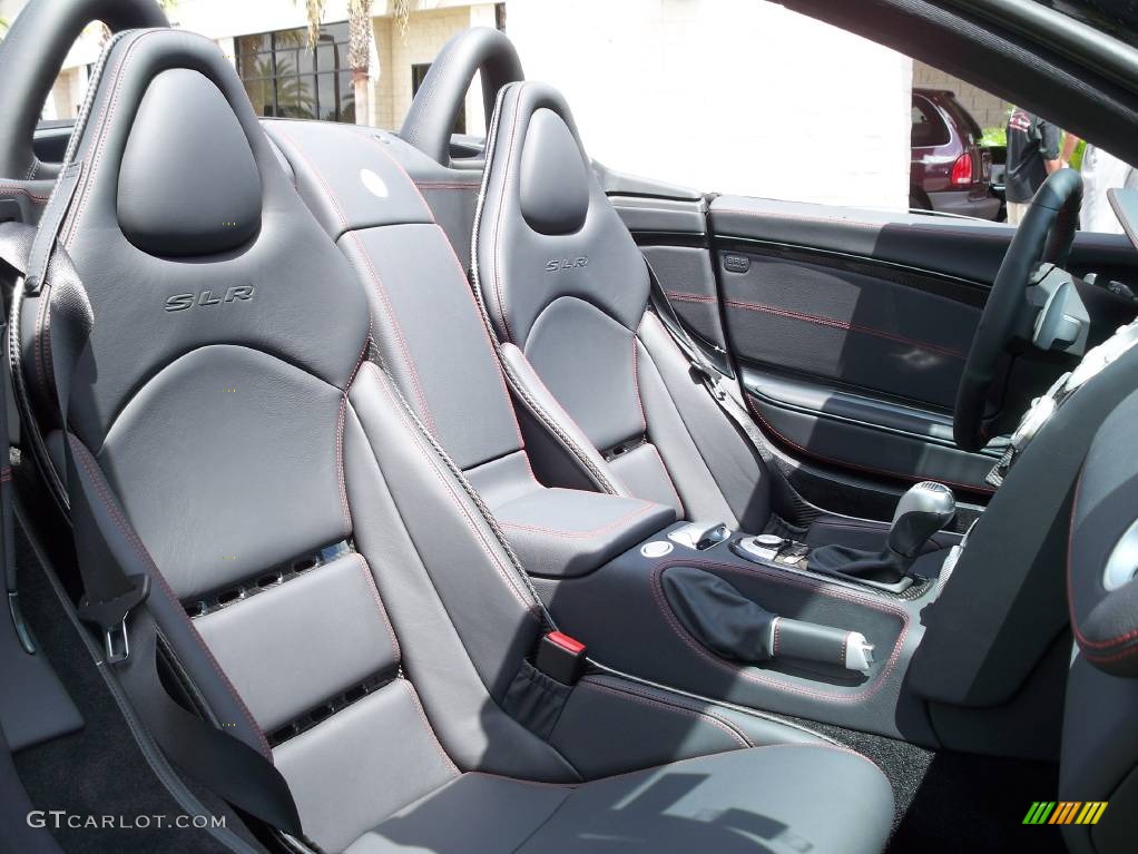 Black Interior 2008 Mercedes-Benz SLR McLaren Roadster Photo #472160