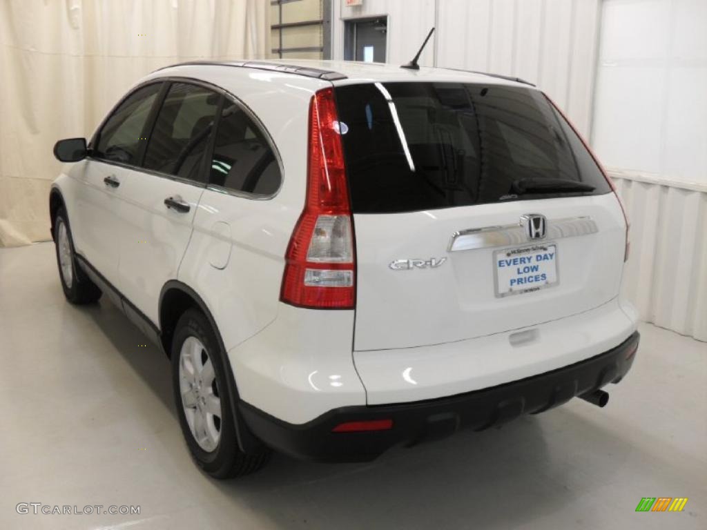 2007 CR-V EX 4WD - Taffeta White / Gray photo #2