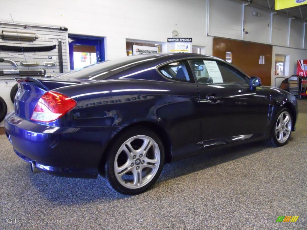 Moonlit Blue 2005 Hyundai Tiburon GS Exterior Photo #47216843