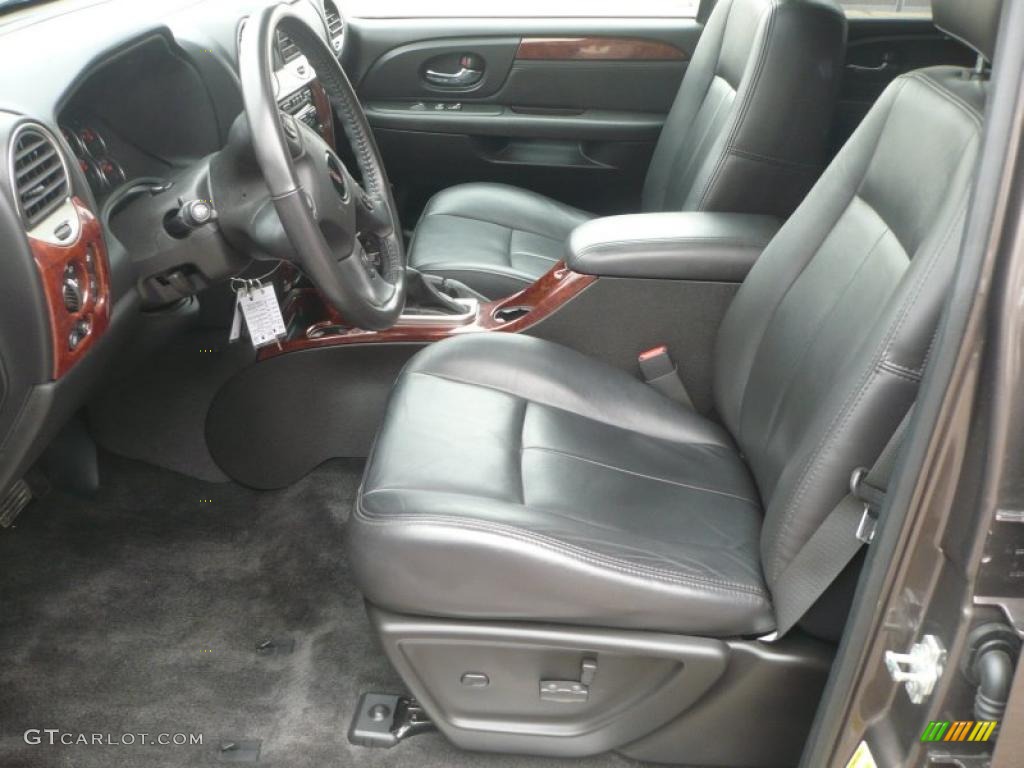 Ebony Interior 2008 GMC Envoy SLT 4x4 Photo #47216999
