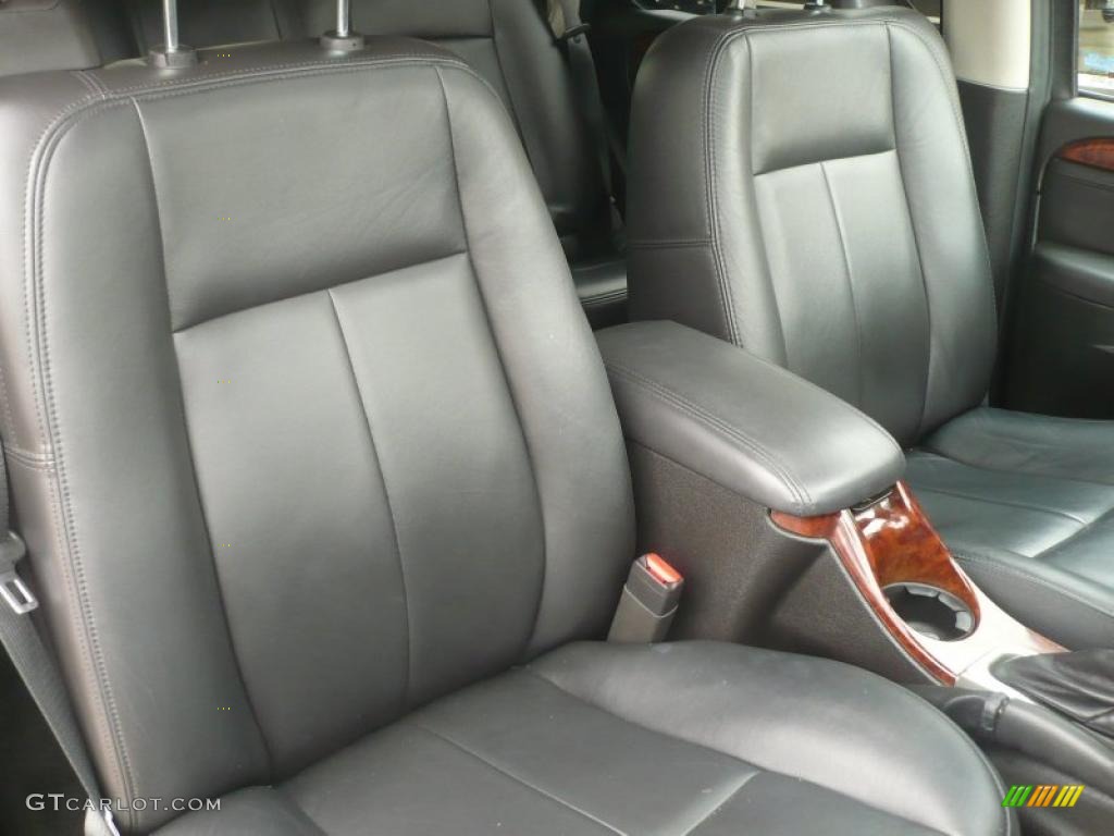 Ebony Interior 2008 GMC Envoy SLT 4x4 Photo #47217089