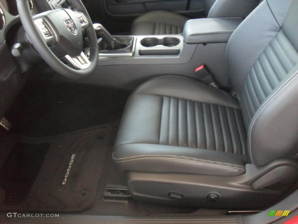 Dark Slate Gray Interior 2011 Dodge Challenger R/T Plus Photo #47217707