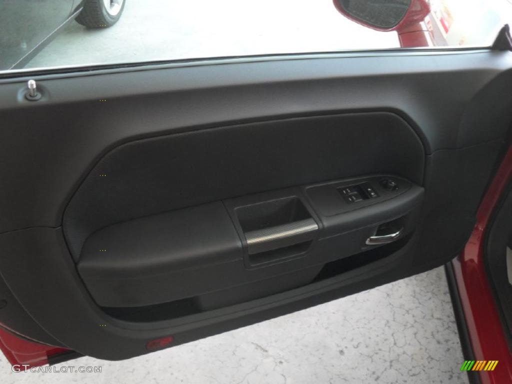 2011 Dodge Challenger R/T Plus Dark Slate Gray Door Panel Photo #47217737