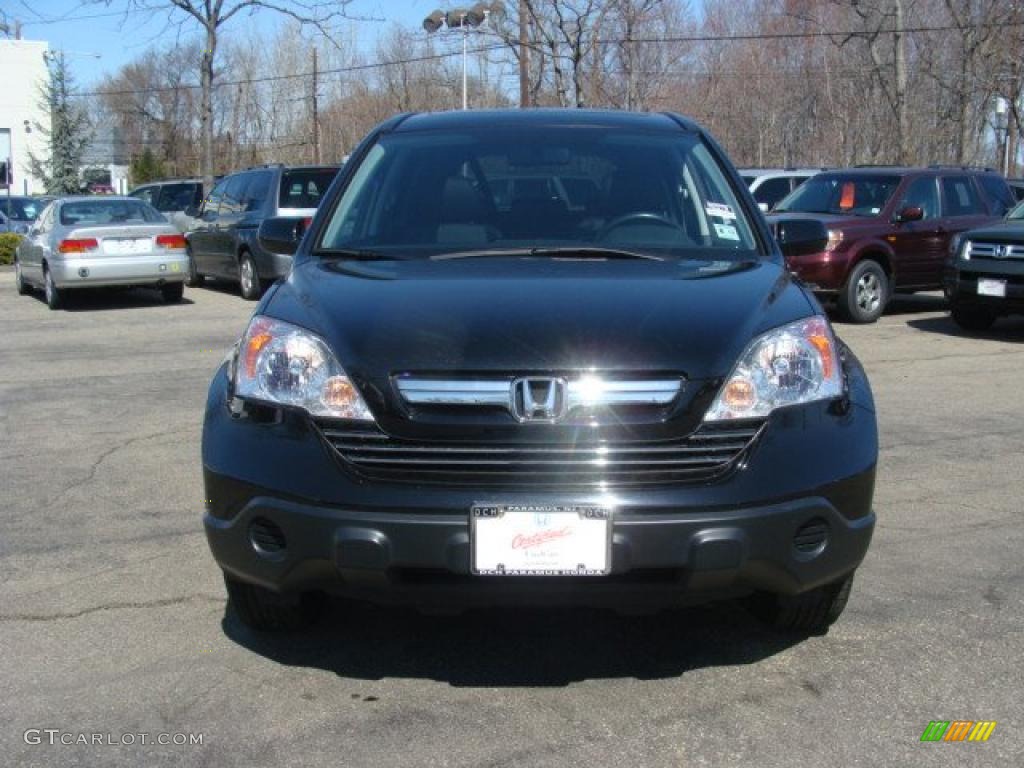 2009 CR-V EX-L 4WD - Crystal Black Pearl / Black photo #2