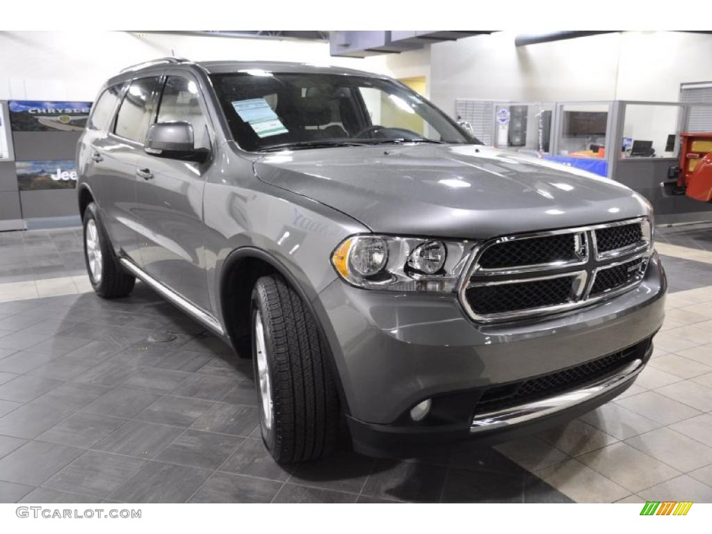 Mineral Gray Metallic 2011 Dodge Durango Crew Exterior Photo #47217893