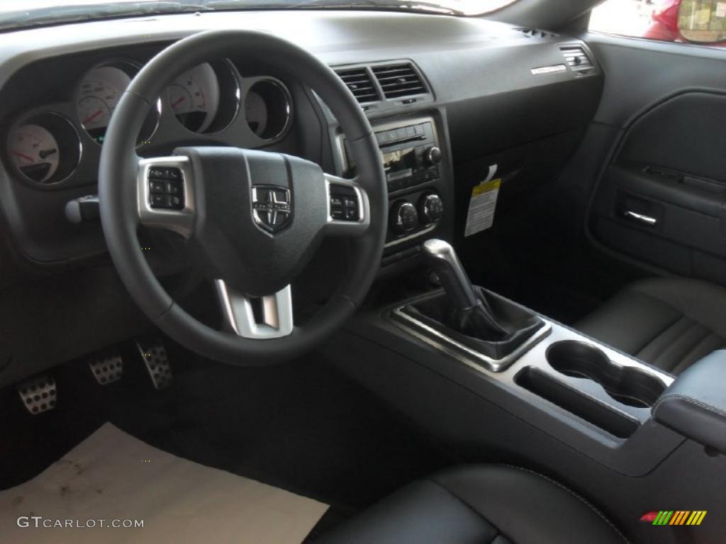 Dark Slate Gray Interior 2011 Dodge Challenger R/T Plus Photo #47217968
