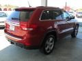 2011 Inferno Red Crystal Pearl Jeep Grand Cherokee Overland 4x4  photo #4