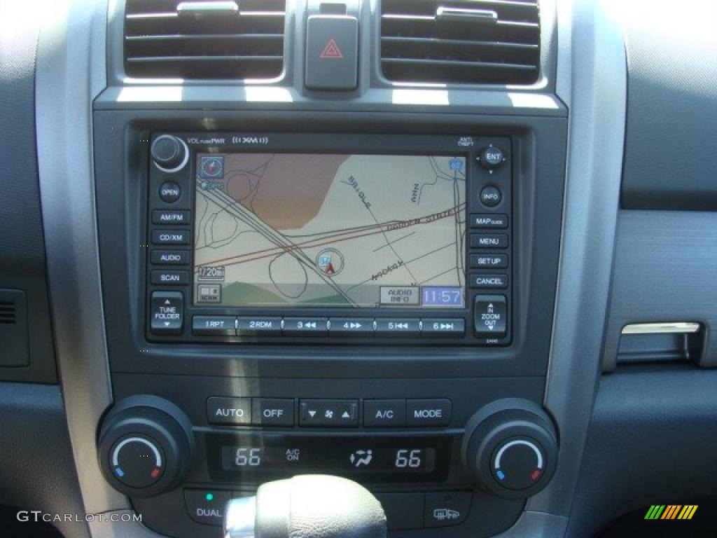 2009 CR-V EX-L 4WD - Crystal Black Pearl / Black photo #16