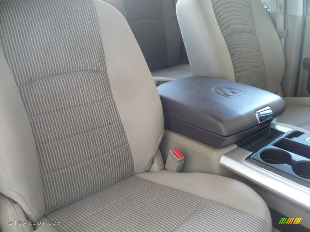 Light Pebble Beige/Bark Brown Interior 2010 Dodge Ram 1500 TRX4 Quad Cab 4x4 Photo #47218118