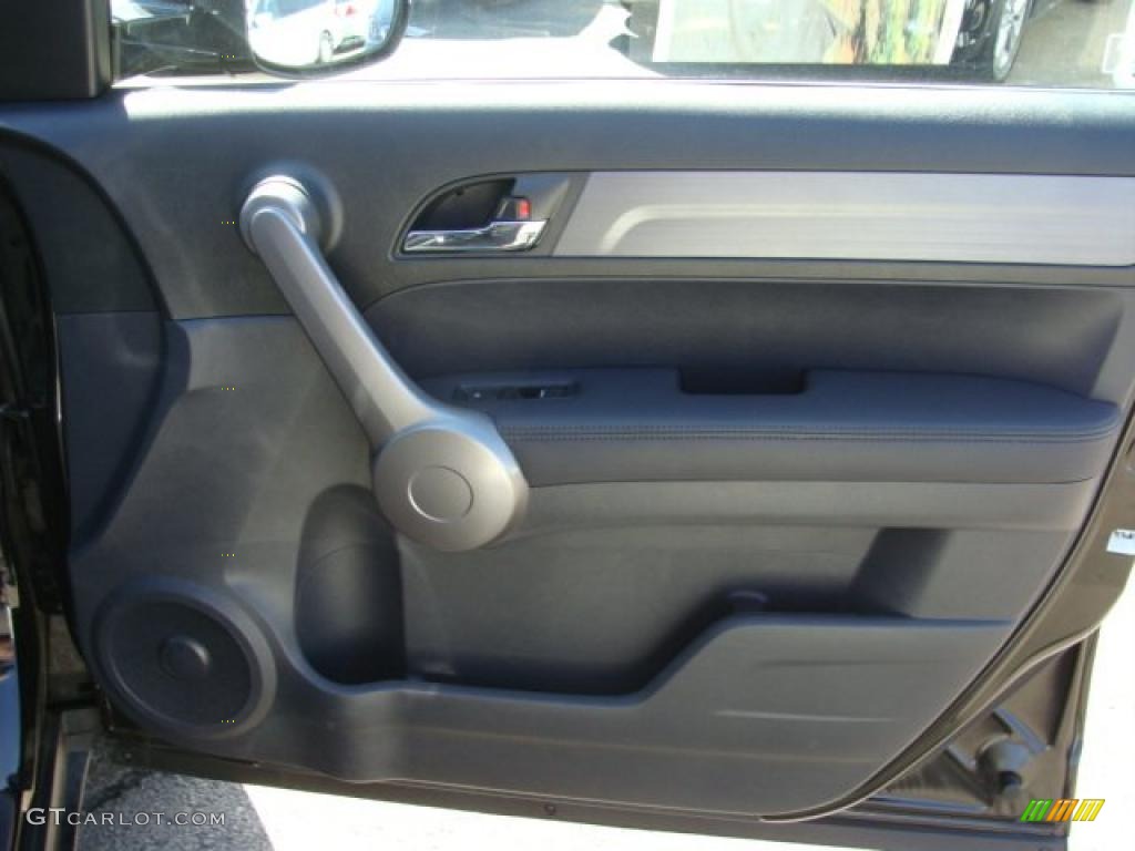 2009 CR-V EX-L 4WD - Crystal Black Pearl / Black photo #23