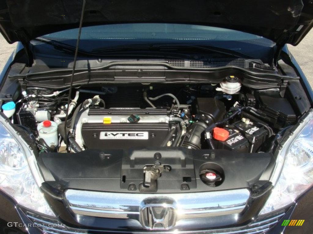 2009 CR-V EX-L 4WD - Crystal Black Pearl / Black photo #25