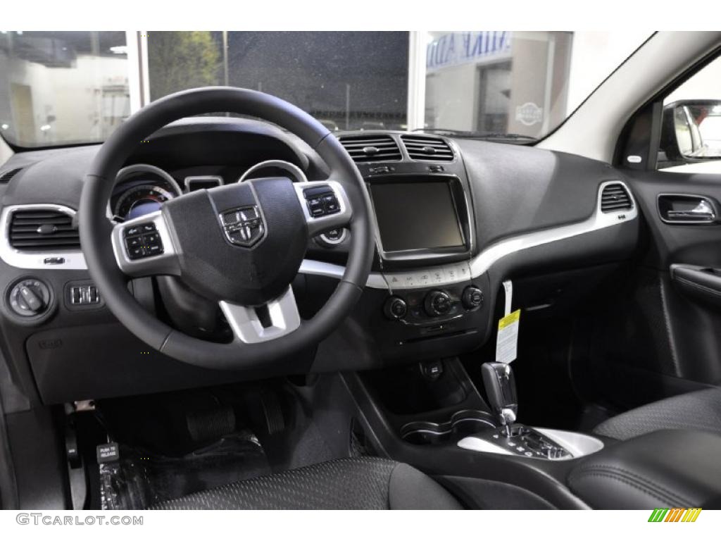 2011 Dodge Journey Crew Black Dashboard Photo #47218389