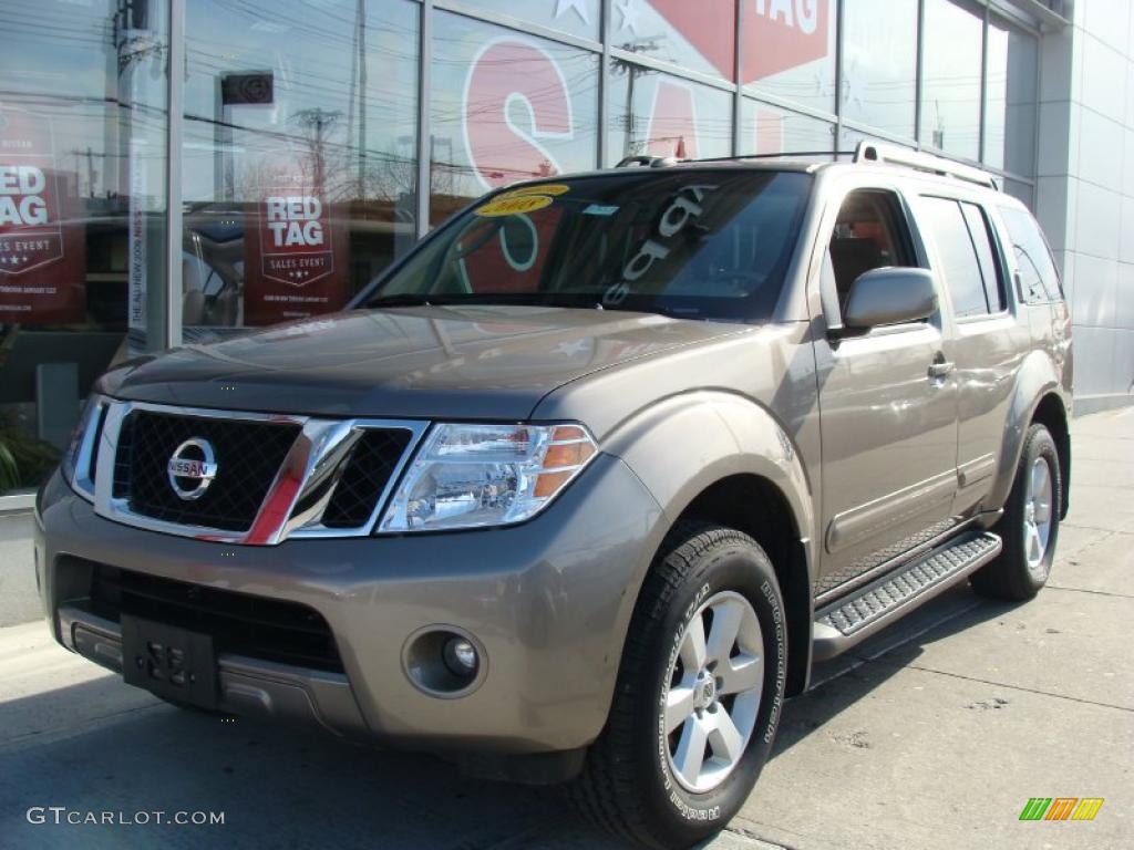 2008 Pathfinder SE 4x4 - Desert Stone / Cafe Latte photo #1