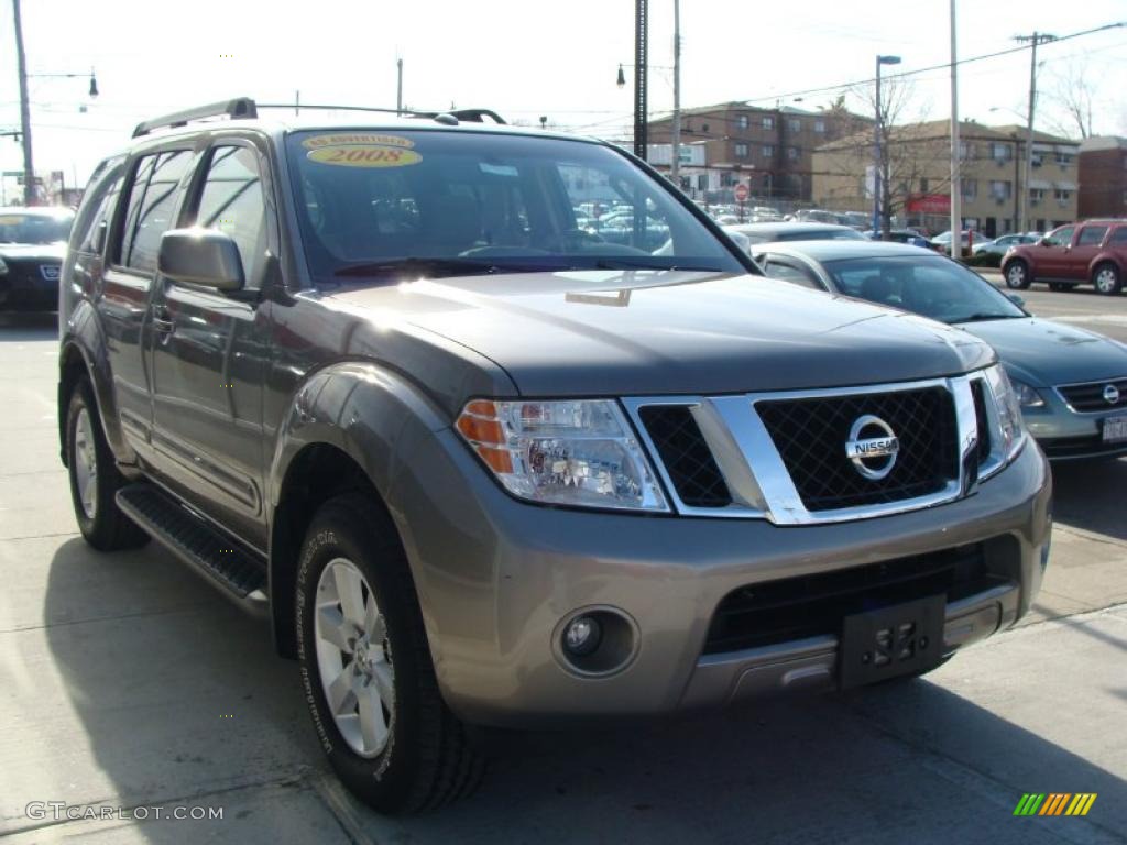 2008 Pathfinder SE 4x4 - Desert Stone / Cafe Latte photo #3