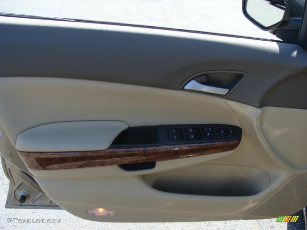 2008 Accord EX Sedan - Bold Beige Metallic / Ivory photo #9