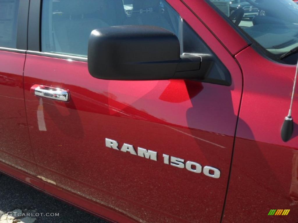 2011 Ram 1500 SLT Quad Cab - Deep Cherry Red Crystal Pearl / Light Pebble Beige/Bark Brown photo #21