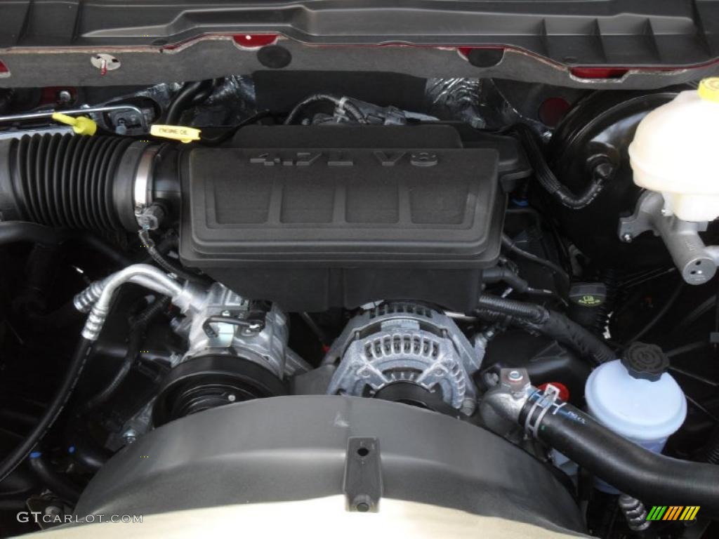 2011 Dodge Ram 1500 SLT Quad Cab 4.7 Liter SOHC 16-Valve Flex-Fuel V8 Engine Photo #47219564