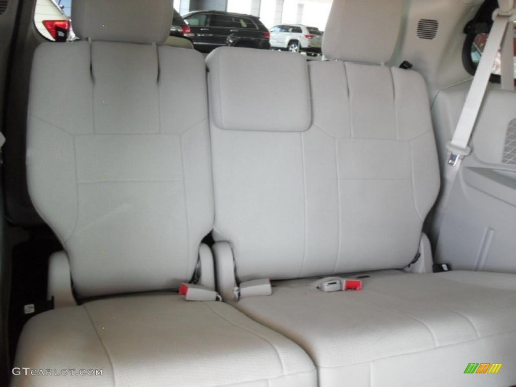 Black/Light Graystone Interior 2011 Dodge Grand Caravan Crew Photo #47219870