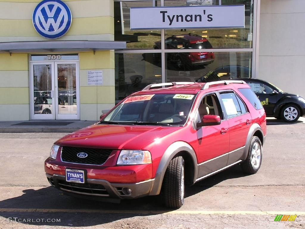 2005 Freestyle SEL AWD - Redfire Metallic / Pebble photo #1