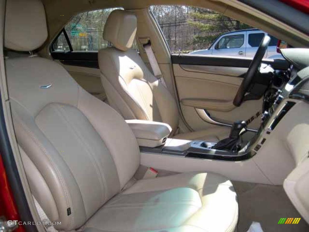 2009 CTS Sedan - Crystal Red / Cashmere/Cocoa photo #12
