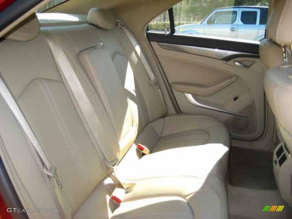 2009 CTS Sedan - Crystal Red / Cashmere/Cocoa photo #13