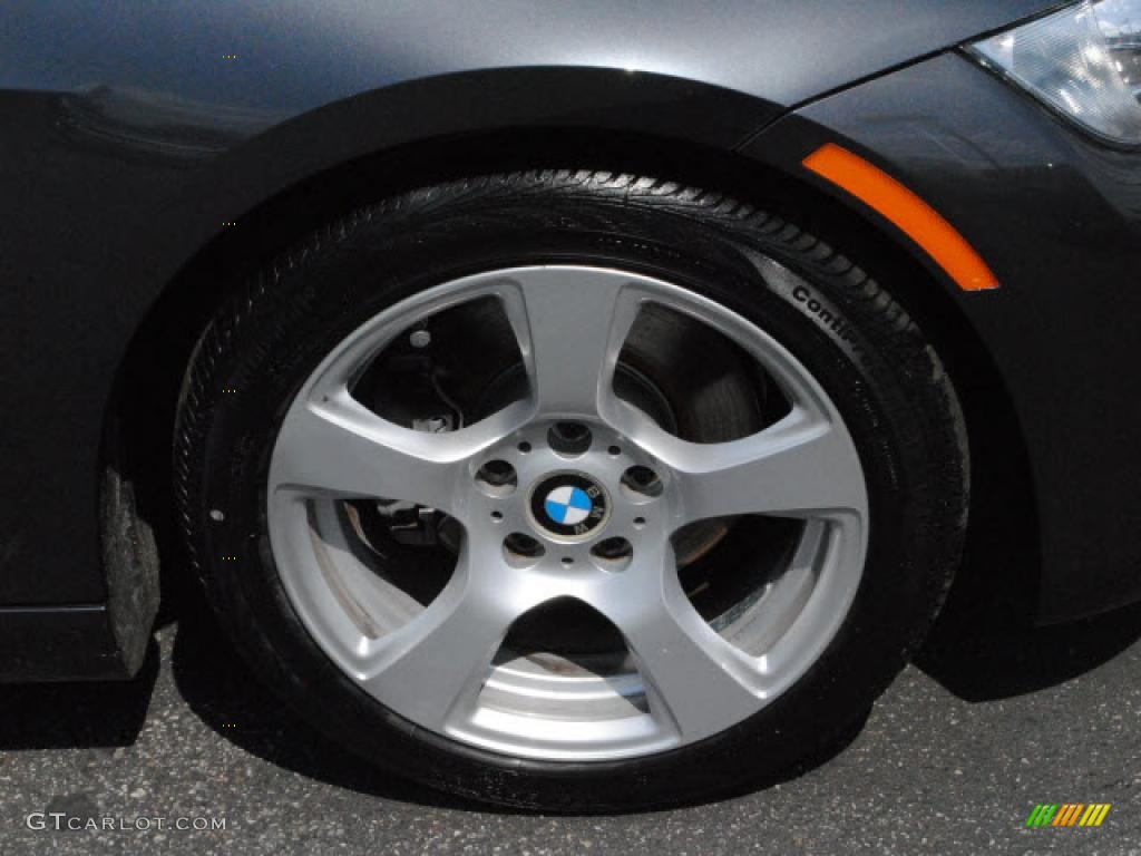 2008 3 Series 328i Coupe - Sparkling Graphite Metallic / Black photo #2