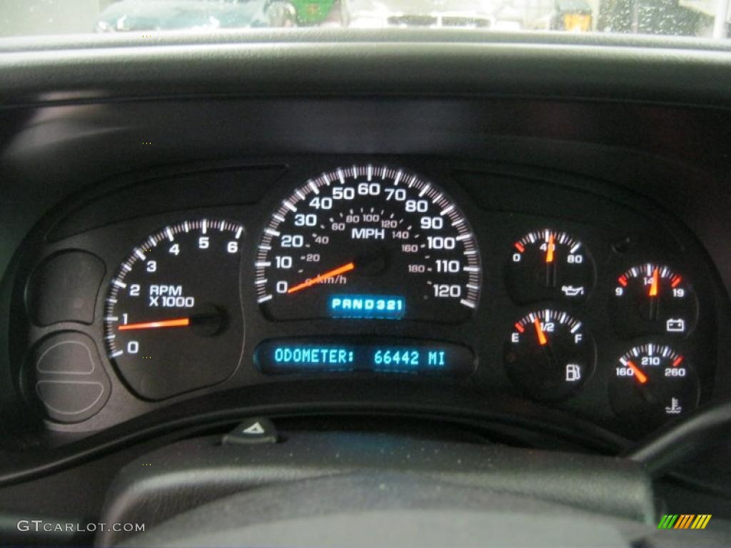 2004 GMC Sierra 1500 SLE Crew Cab 4x4 Gauges Photo #47220776