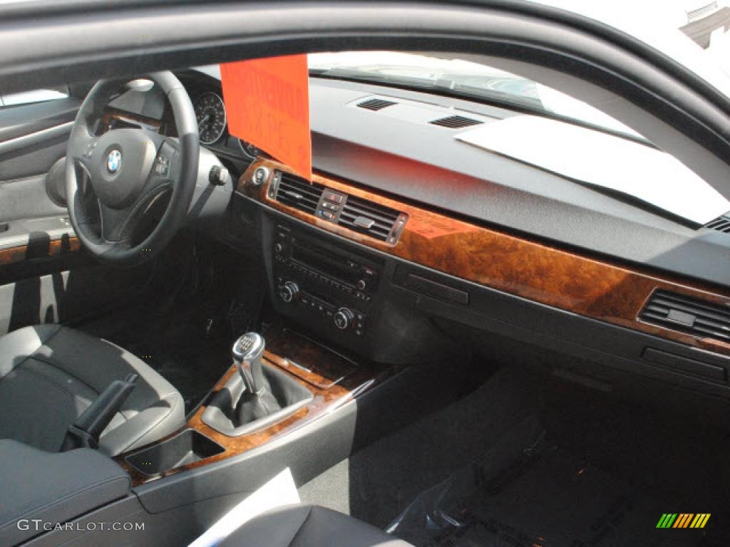 2008 3 Series 328i Coupe - Sparkling Graphite Metallic / Black photo #22