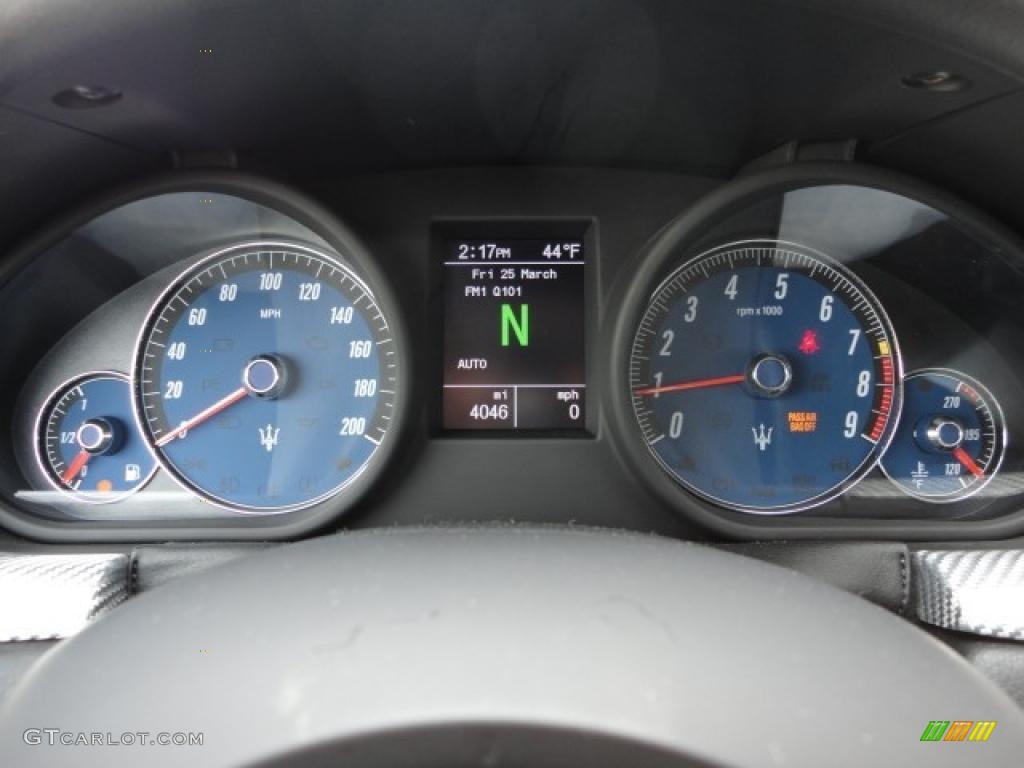 2009 Maserati GranTurismo S Gauges Photo #47221259